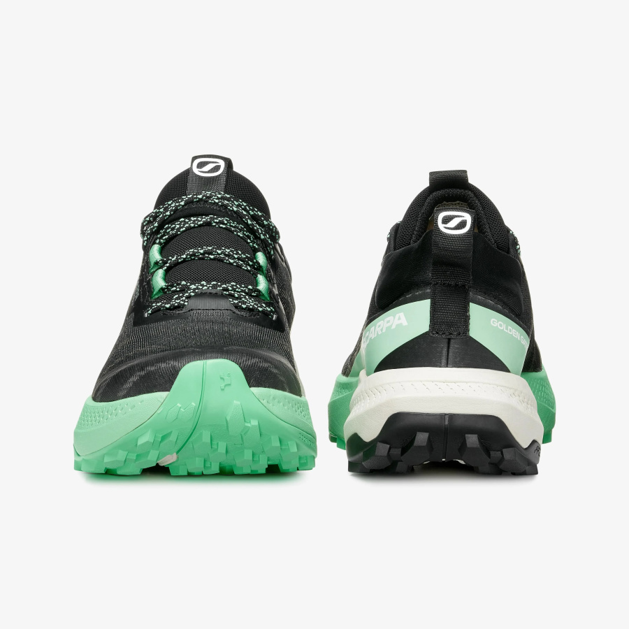 Ženski trail tekaški čevlji SCARPA Golden Gate LT WP v črno-mint barvi - pogled 4