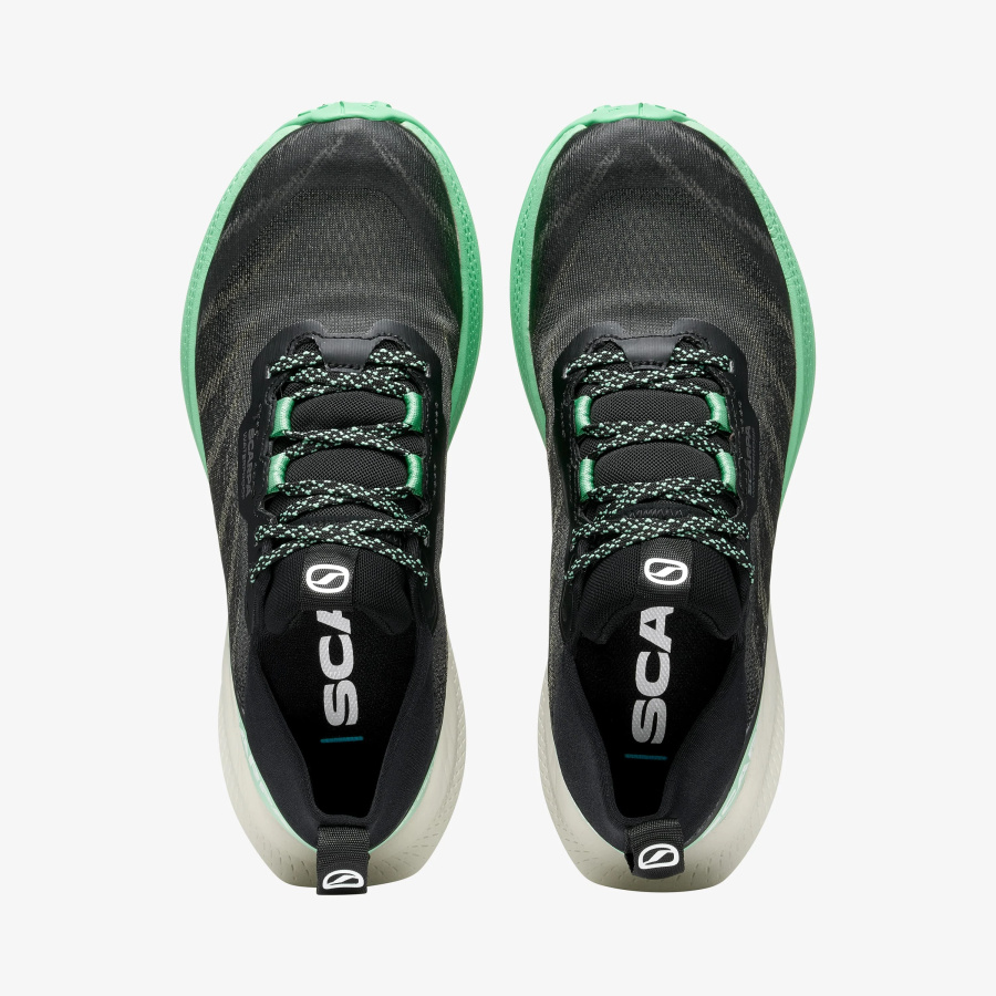 Ženski trail tekaški čevlji SCARPA Golden Gate LT WP v črno-mint barvi - pogled 6