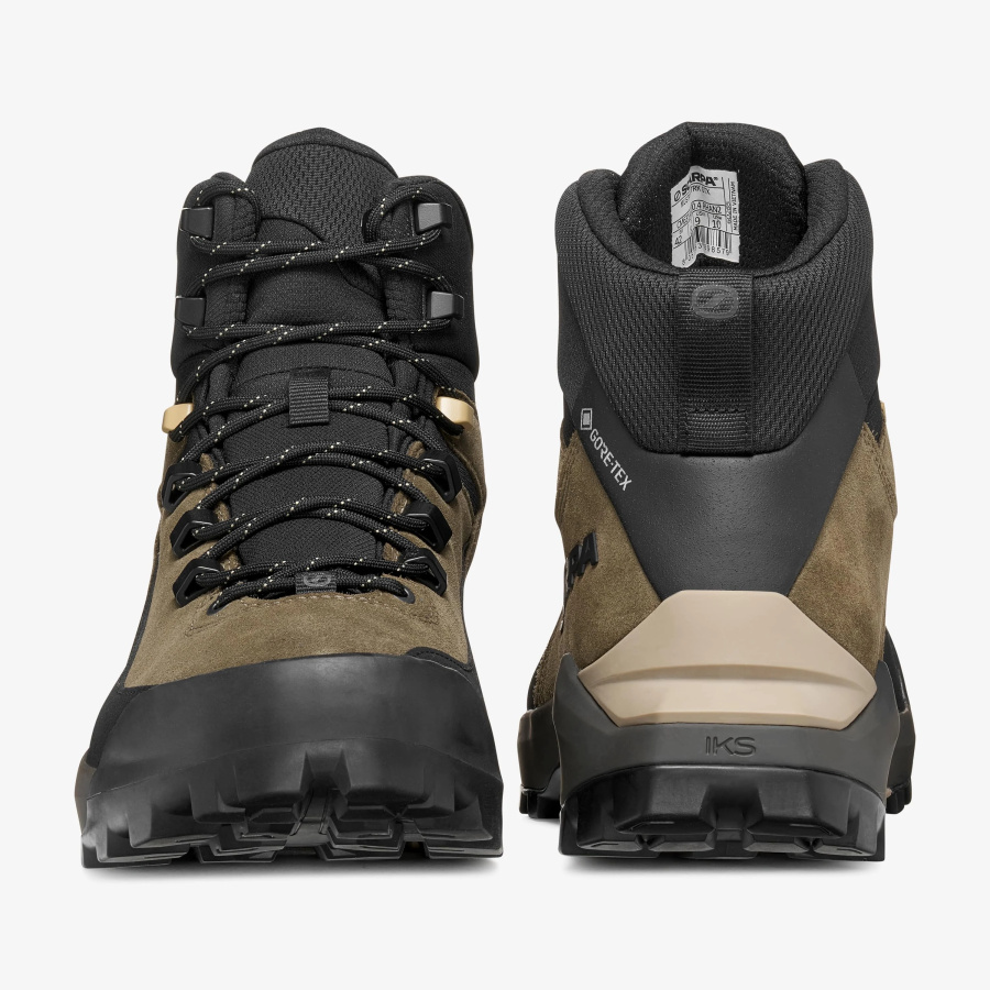 Pohodni čevlji SCARPA Mustang TRK GTX v rjavi barvi Caribou Brown - pogled 4