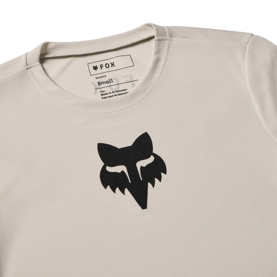 Ženska kolesarska majica FOX Ranger Fox Head v kredasto beli barvi - pogled 3