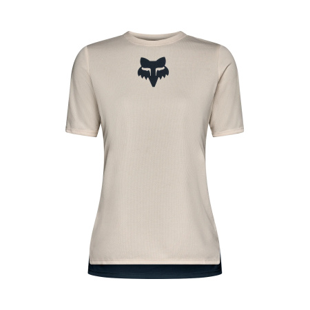 Ženska kolesarska majica FOX Ranger Fox Head v kredasto beli barvi