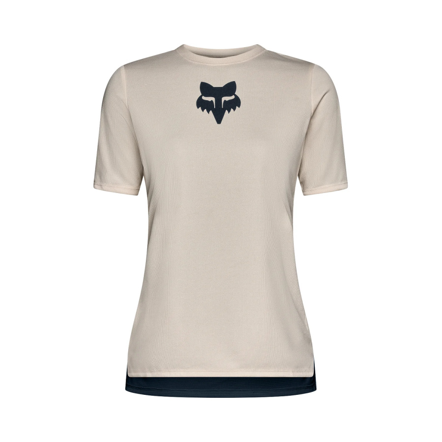 Ženska kolesarska majica FOX Ranger Fox Head v kredasto beli barvi